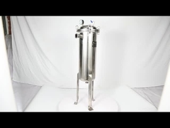 Pengolahan Air 12 Multi Bag Filter Housing Stainless Steel Multibags Filter Housing untuk Cat/Liqu