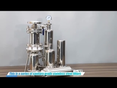 10 inci Saniter SS304/316L Cartridge Stainless Steel Filter Housing.