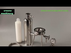 9.75 Panjang Kartrid Filter Udara Kartrid Industri dengan 222 elemen Filter O-ring